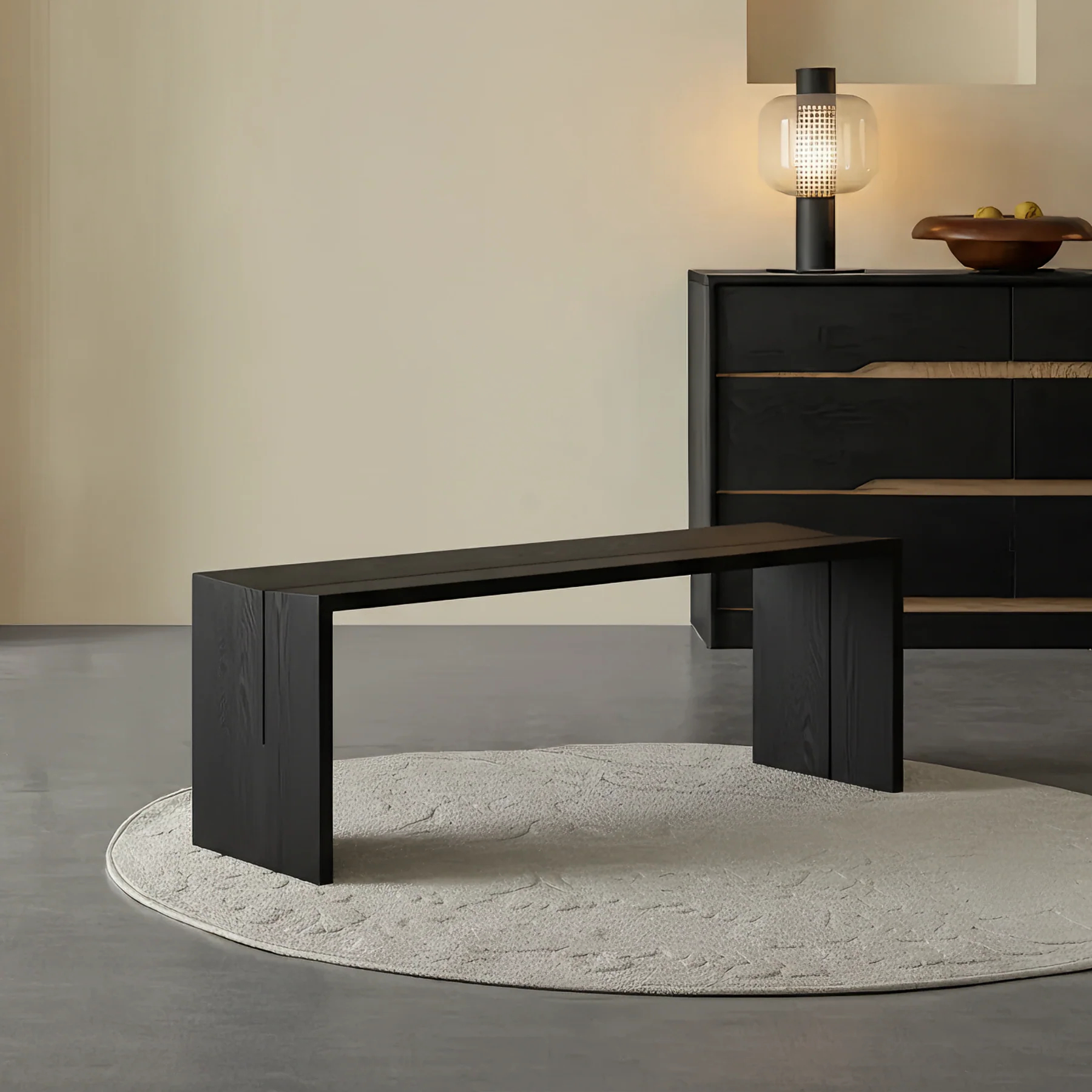 Varenna Ash Wood Benc