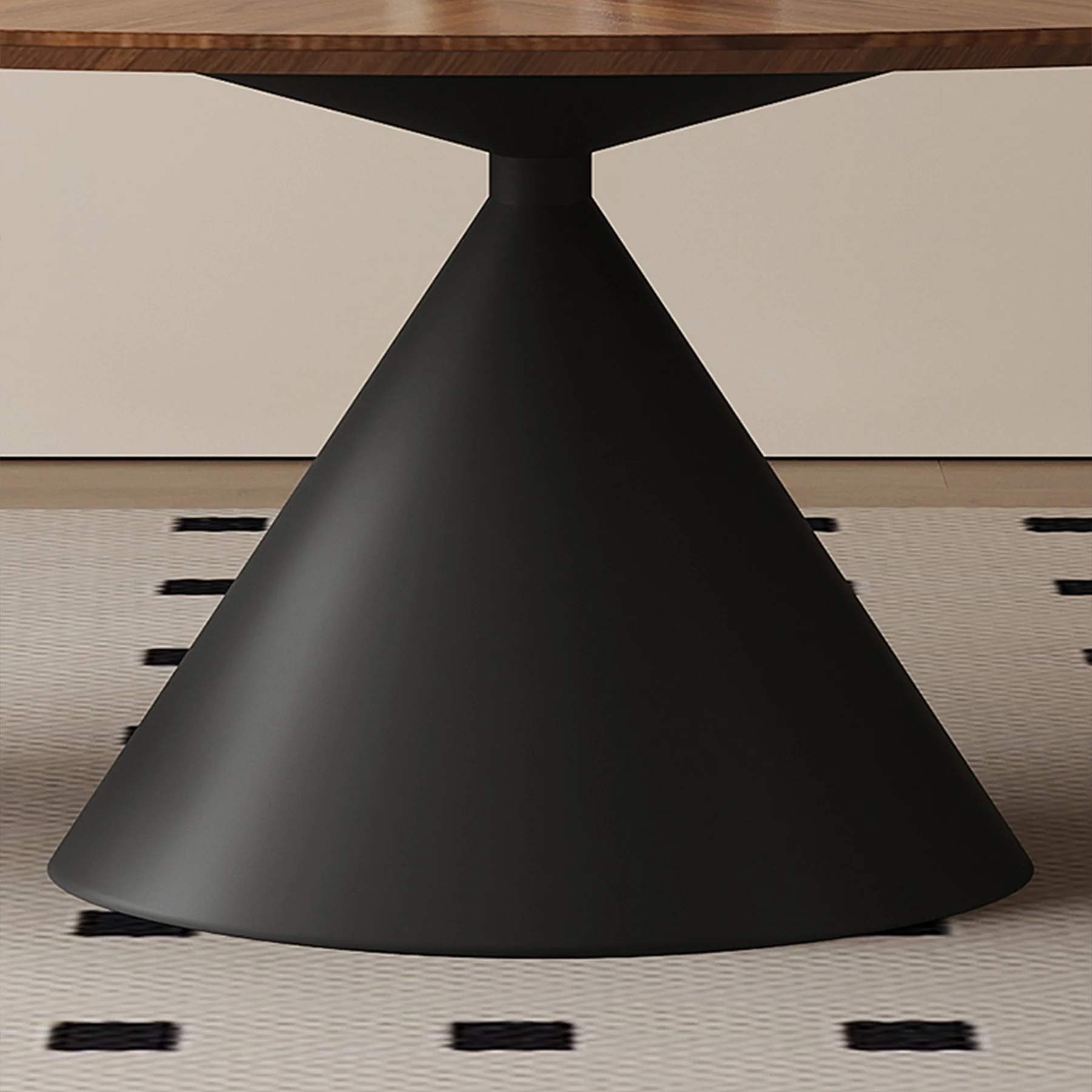 Apex Walnut Ellipse Dining Table