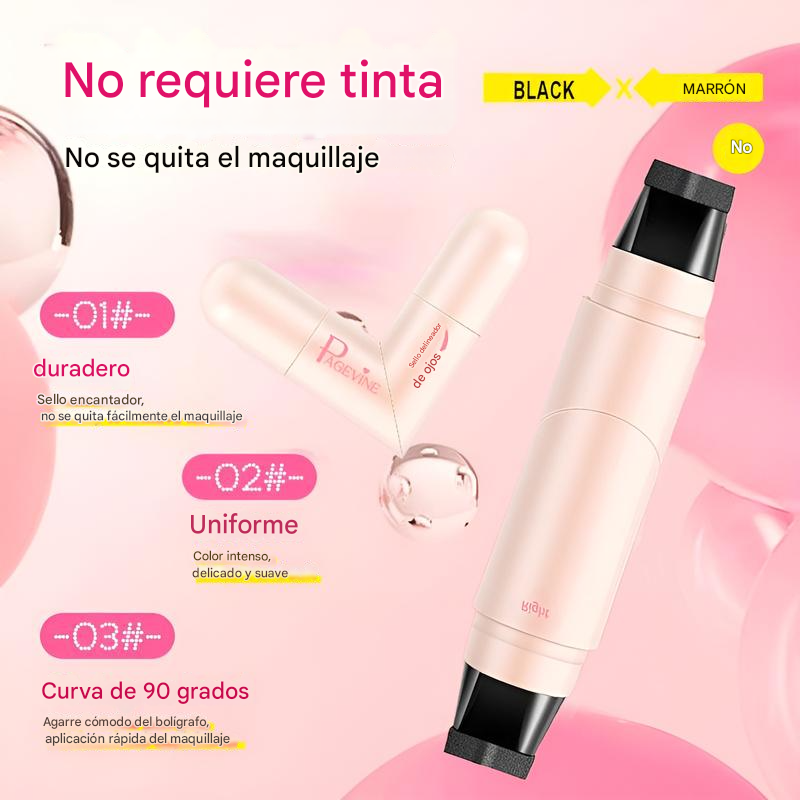 InfiniteEyeliner - Delineador 2 en 1 con sello alado-Hellasbeauty