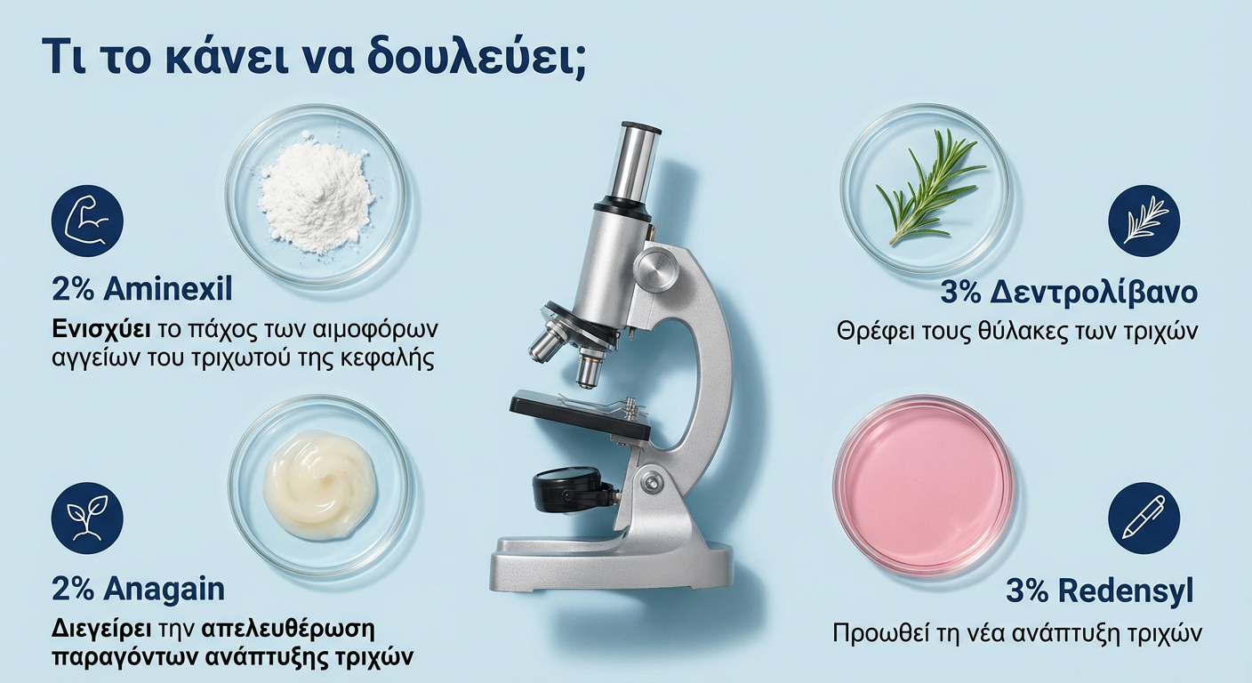 hellasbeauty Σέρουμ ρολό για ανάπτυξη τριχών