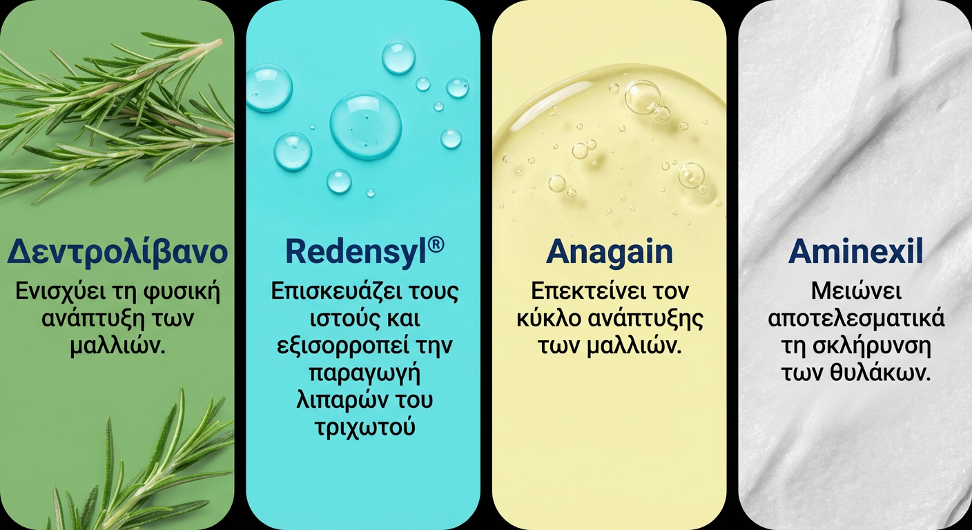 hellasbeauty Σέρουμ ρολό για ανάπτυξη τριχών