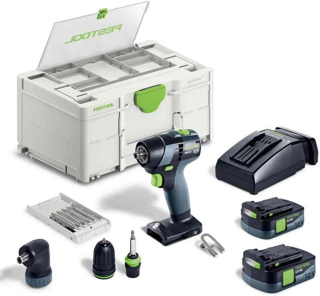 Festool Trapano avvitatore a batteria TXS 12 2,5-Set-Warmthure