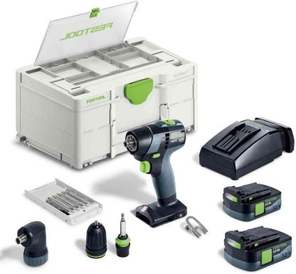 Festool Trapano avvitatore a batteria TXS 12 2,5-Set-Warmthure