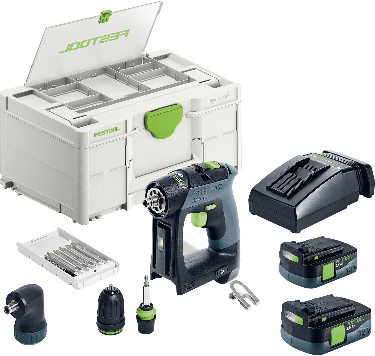 Festool Trapano avvitatore a batteria CXS 12 2,5-Set-Warmthure