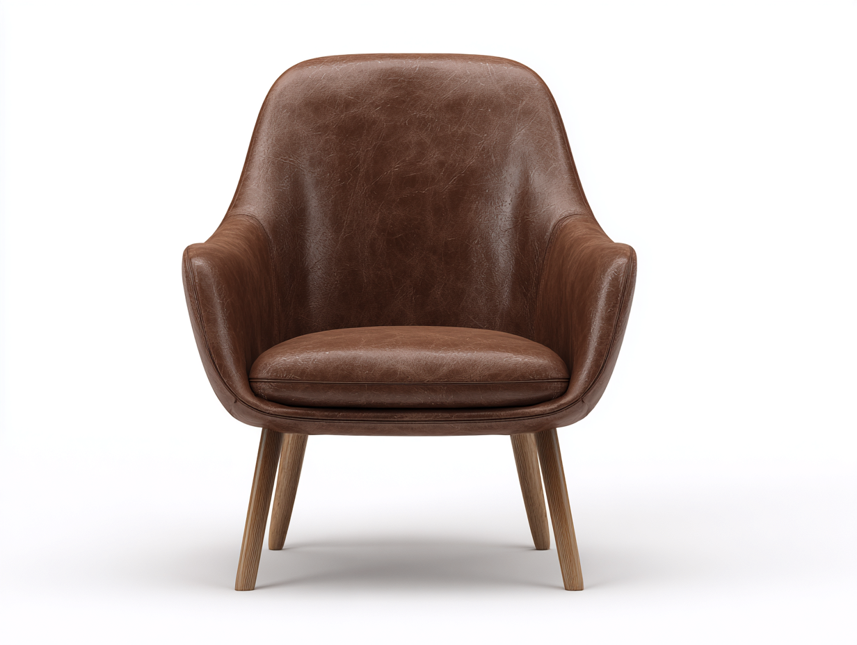 Sedia da pranzo-pelle-legno-56×58×80 cm-marrone-stile classico-Warmthure