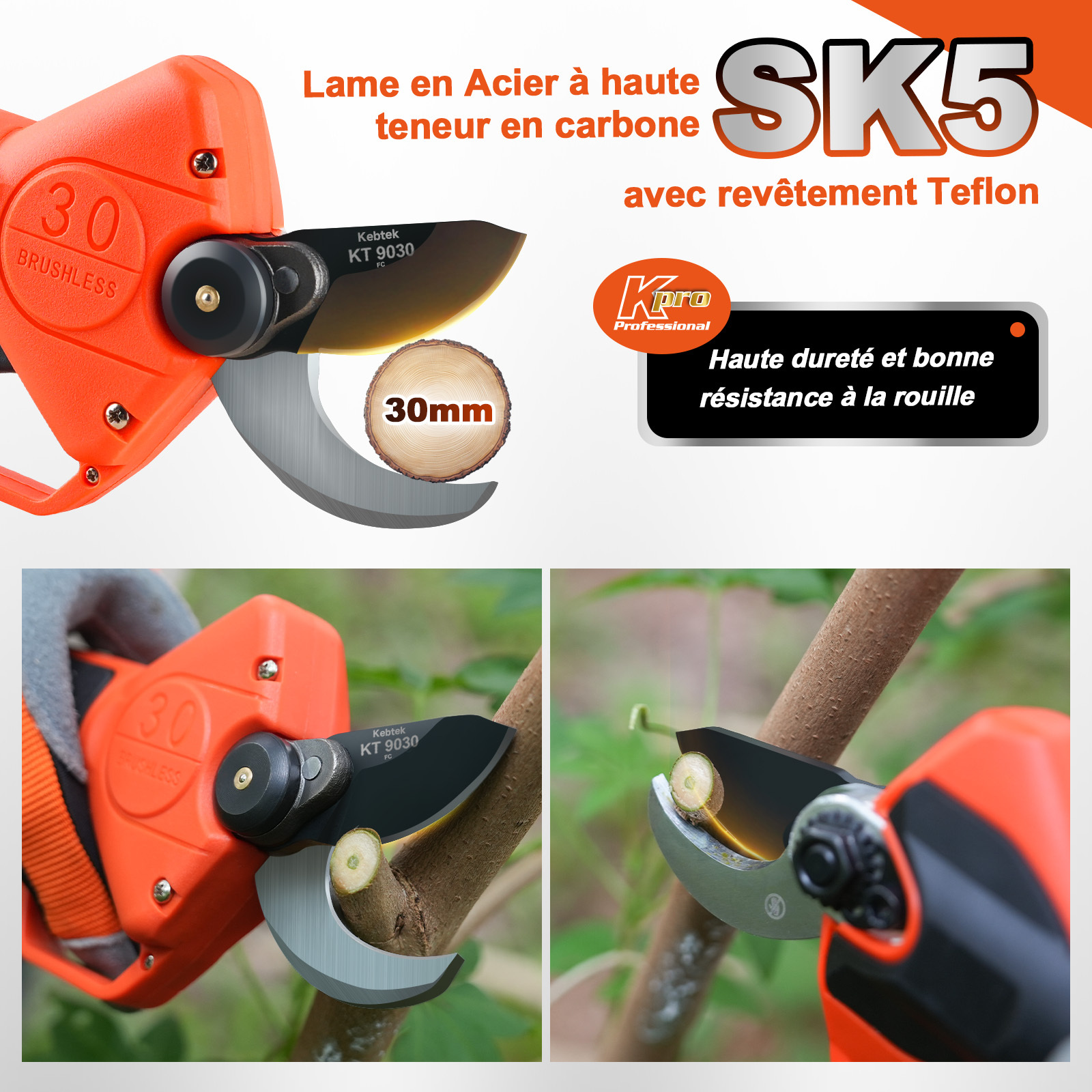 Lame pour Sécateur KT 9030