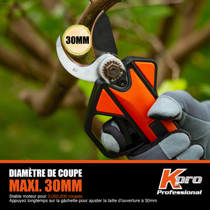 K-Pro 30mm Sécateur à batterie KT930