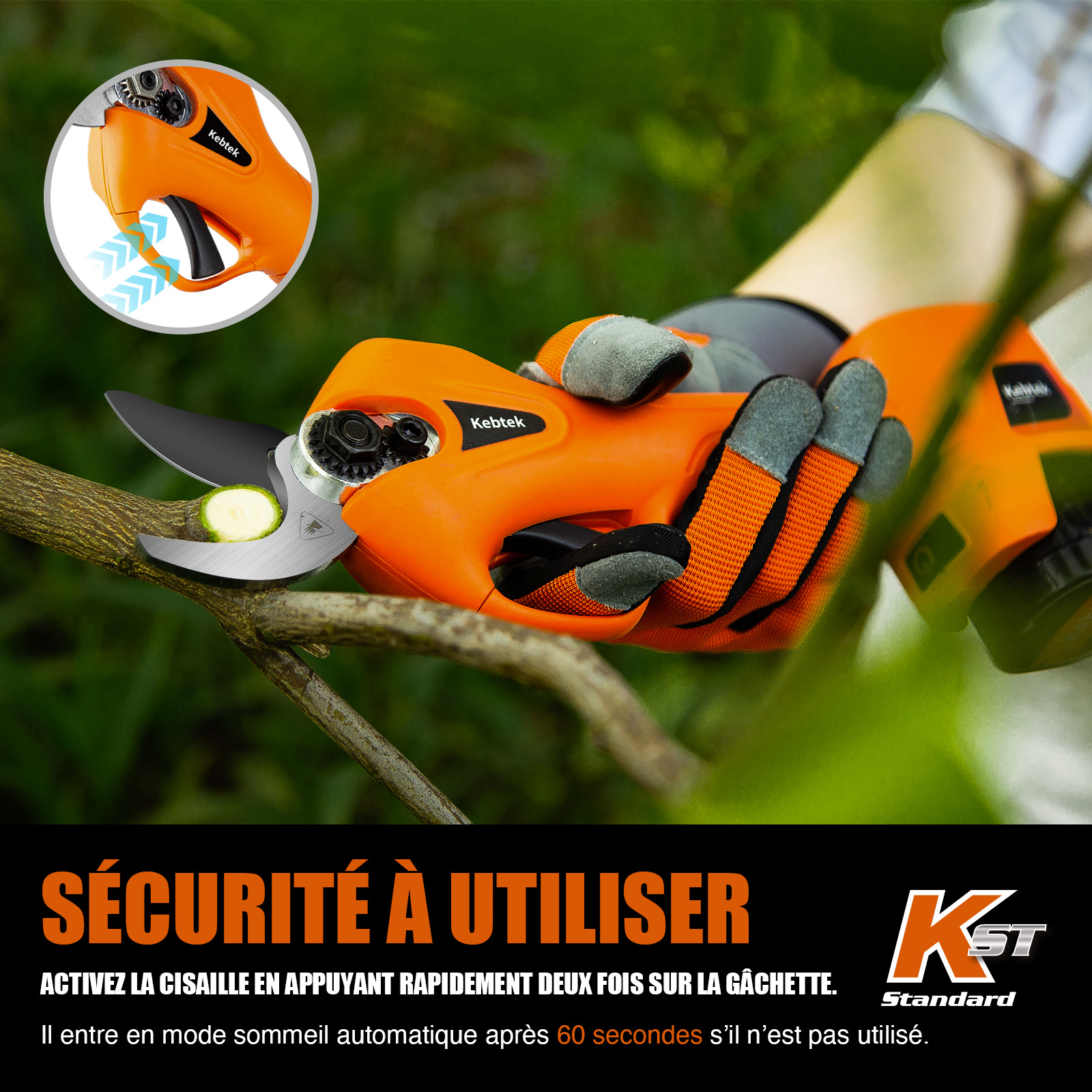 K-ST 16.8V 25mm Sécateur à batterie YDN-B007