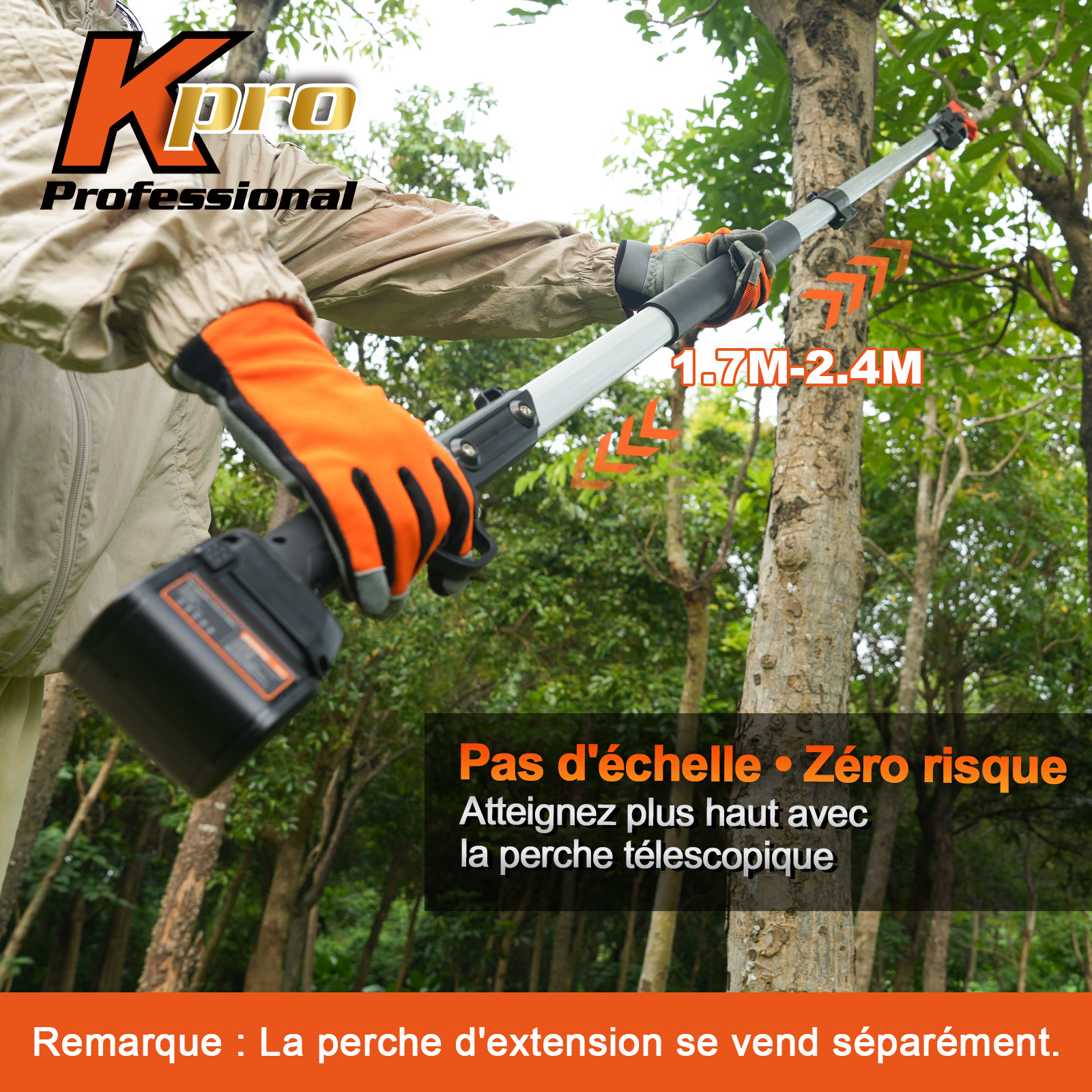 La nouvelle série K-Pro Sécateur à batterie KT9035