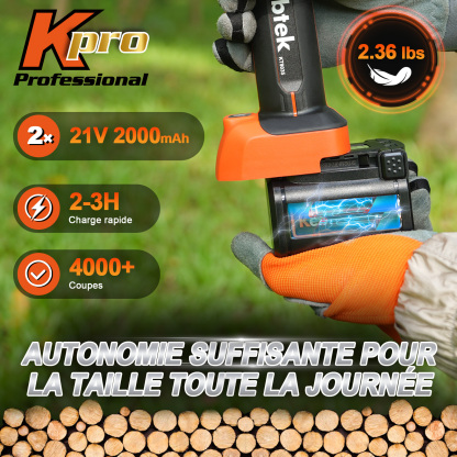 La nouvelle série K-Pro Sécateur à batterie KT9035