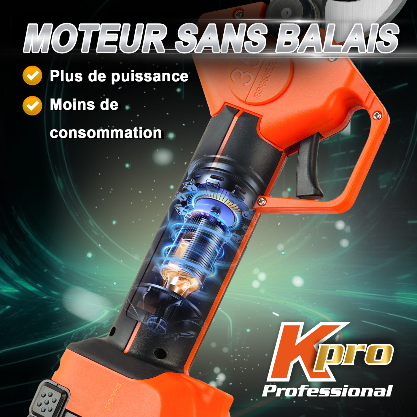 La nouvelle série K-Pro Sécateur à batterie KT9035