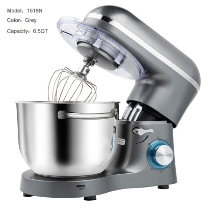 6.5QT Stand Mixer with Upgraded Motor | 6-Speed Tilt-Head Electric Food Mixer with Stainless Steel Bowl Dough Hook Whisk & Beater for Baking & Mixing Kitchen Appliances