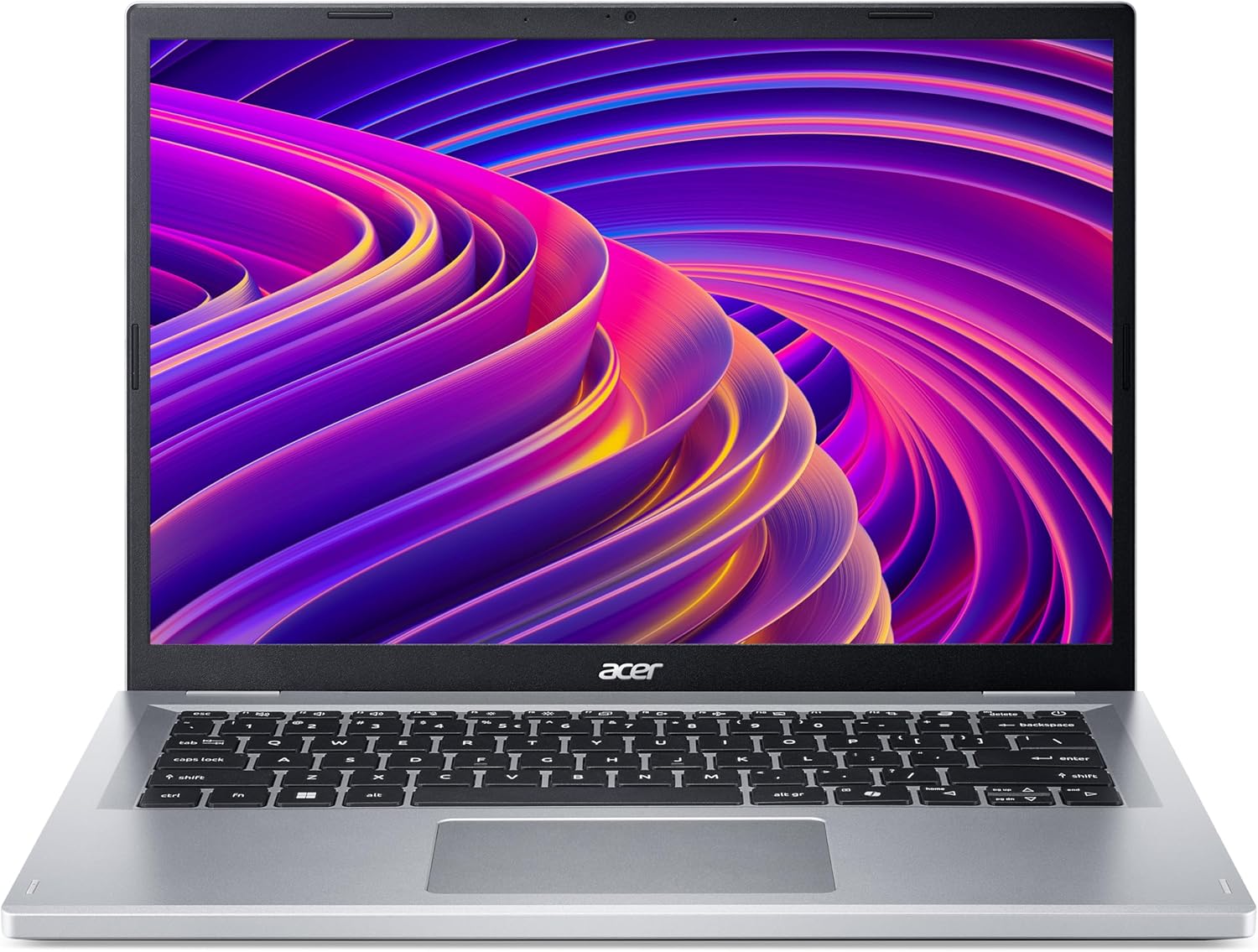 acer Aspire Go 14 AG14-32P Laptop - Intel N150, 8GB, 128GB UFS, Integrated Graphics, 14 inch WUXGA, Windows 11, Silver-Spaceano
