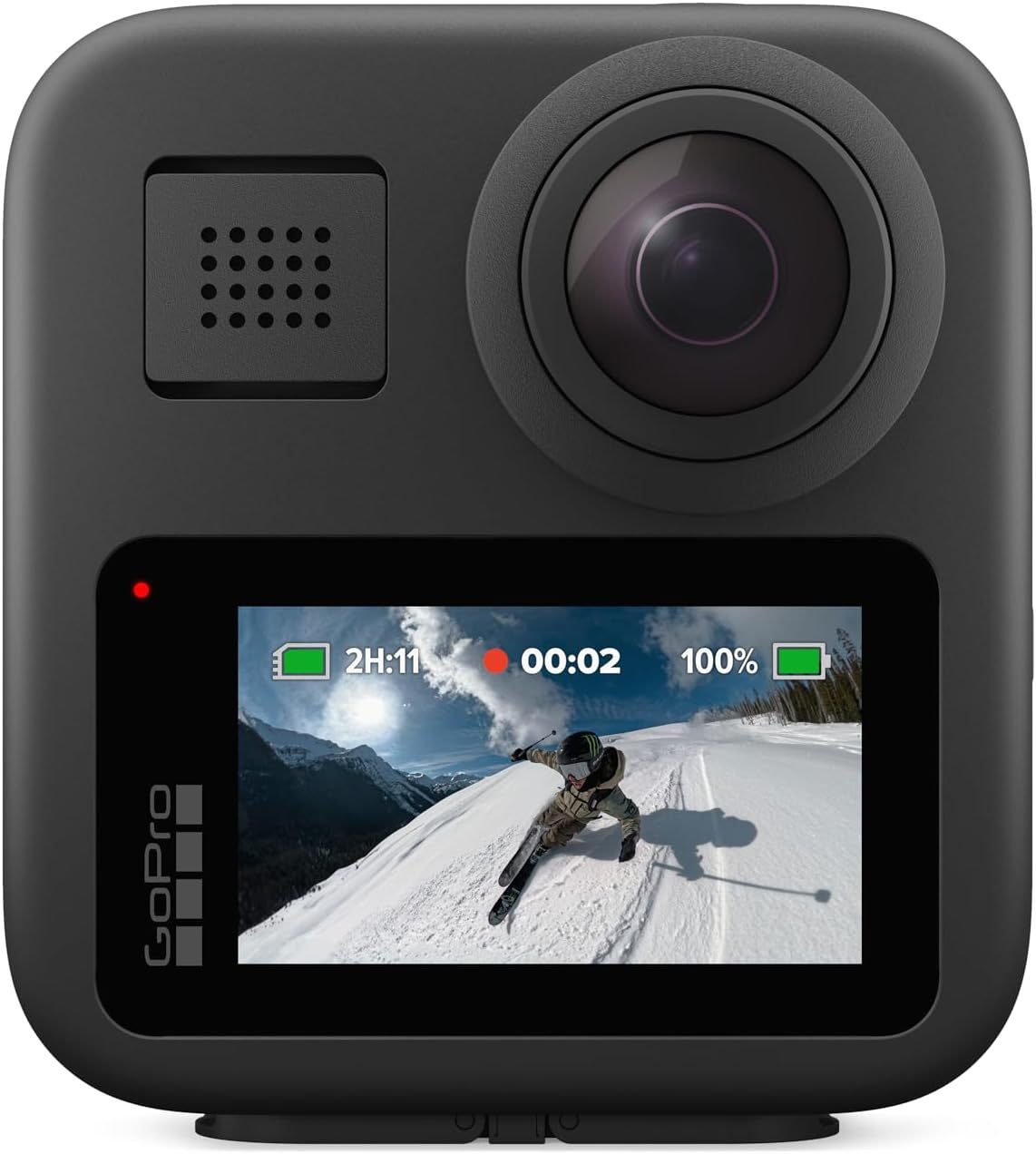 GoPro Max - Traditional Waterproof 360+ Action Camera with Spherical Touch Screen 5.6K30 HD Video 16.6MP 360 Photos 1080P Live Streaming Stabilization-Spaceano