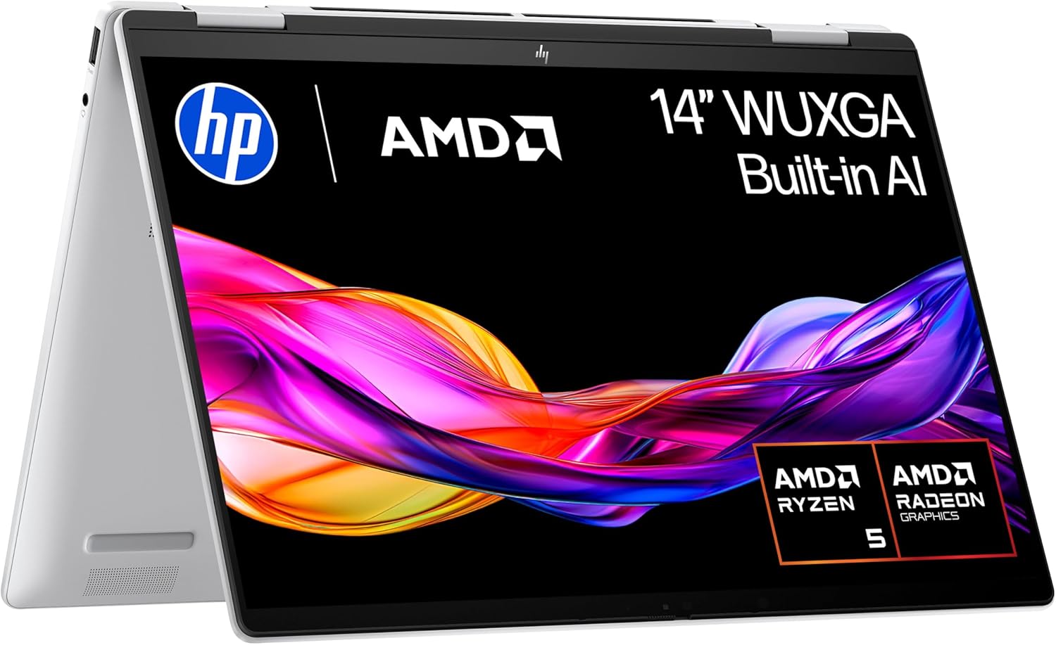 HP Envy x360 14 inch 2in1 Laptop AMD Ryzen 5 8640HS Processor AI Enhanced 16GB RAM 512GB SSD AMD Radeon Graphics WUXGA IPS Touchscreen Up to 14.75 Hrs Battery Windows 11 14-fa0002sa-Spaceano