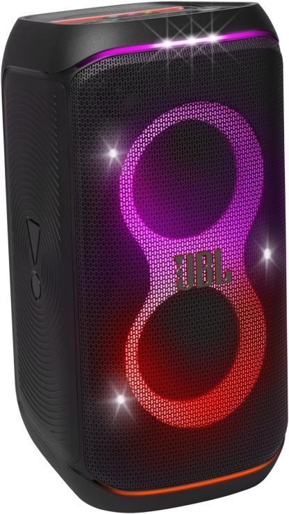 JBL PartyBox Club 120 Portable Bluetooth Party Speaker with Foldable Handle, JBL Pro Sound, Splashproof Design, Light Show, AI Sound Boost, 12-Hour Playtime, Black-Spaceano