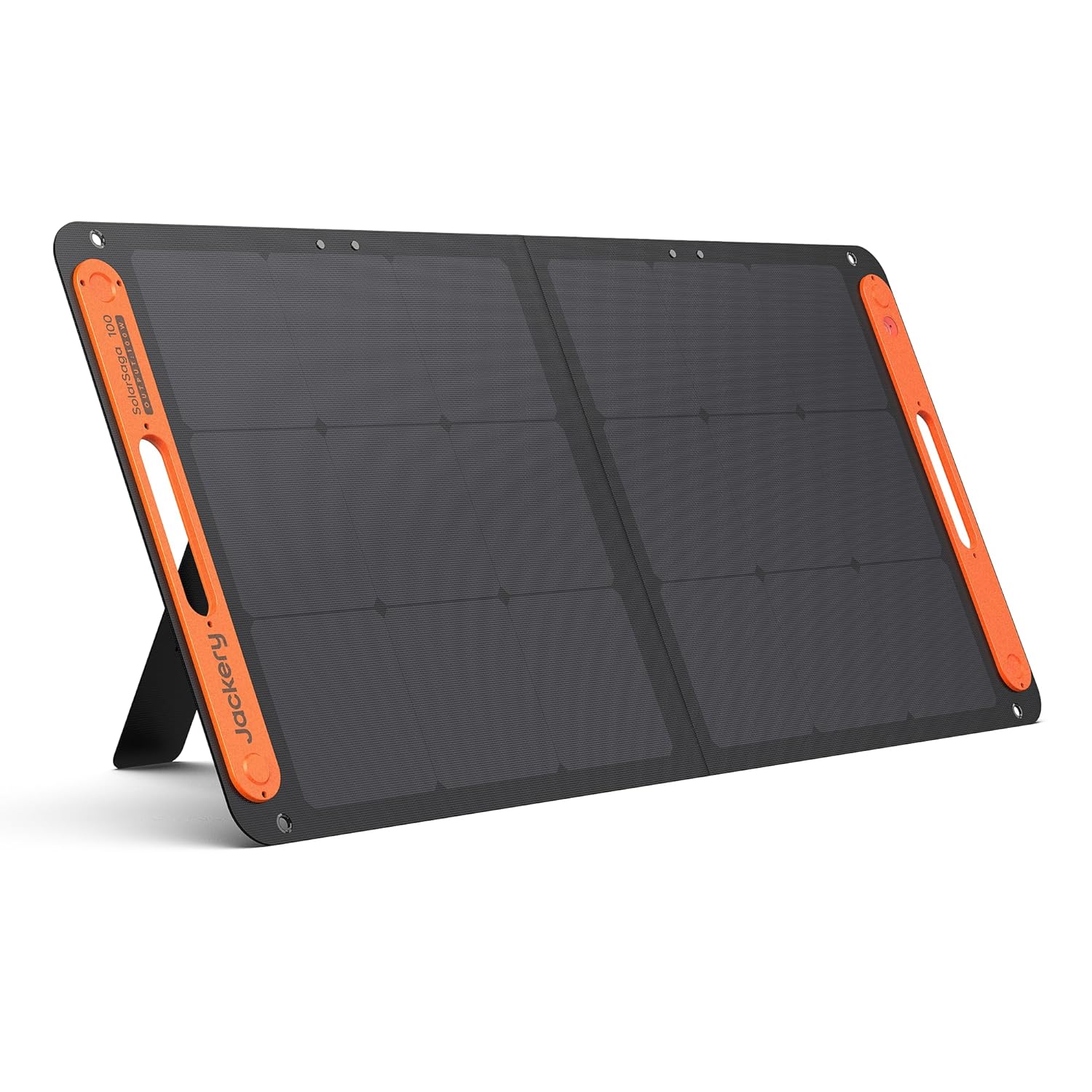 Jackery SolarSaga 100W Portable Solar Panel for Explorer 240 500 1000 Power Station, Foldable Monocrystalline Solar Cell Solar Charger with USB Outputs for Phones Off-Grid Home-Spaceano