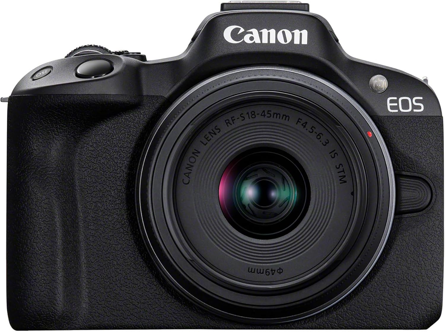 Canon EOS R50 + RF-S 18-45mm F4.5-6.3 IS STM Lens - Compact Mirrorless Digital Camera - 24.2 MP, UHD 4K Video, APS-C Sensor - 15 FPS Continuous Shooting - Vari-Angle Touchscreen - Bluetooth and Wi-Fi-Spaceano