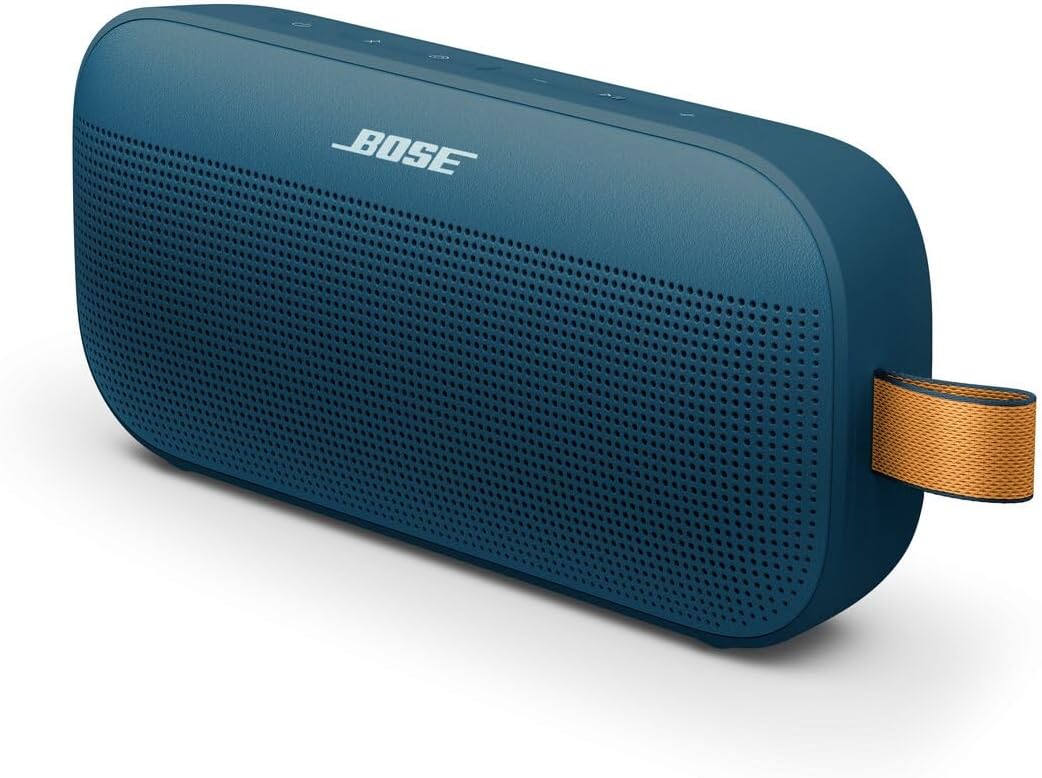 Bose SoundLink Flex Portable Bluetooth Speaker  2nd Gen , Small Portable Wireless Outdoor Speaker with Hi-Fi Audio, Up to 12 Hrs Battery Life, Waterproof and Dustproof, Twilight Blue - Limited Edition-Spaceano