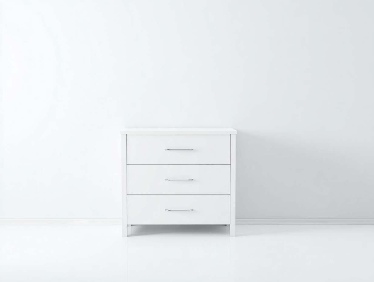 Cassettiera - legno - 88x40x78 cm - bianco - stile moderno-Graceuse