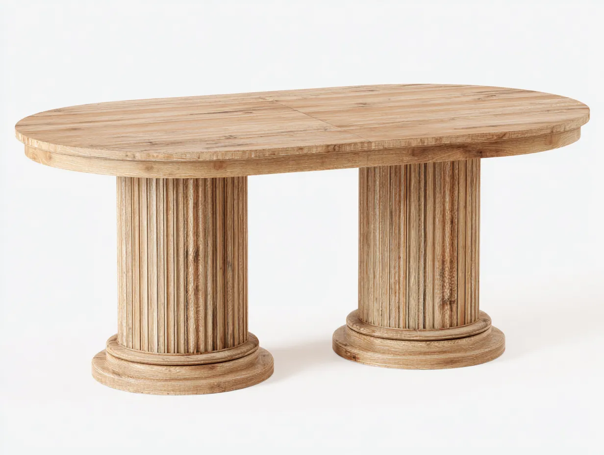 Tavolo da giardino-legno massello-200x100x75 cm-legno naturale-classico-Graceuse