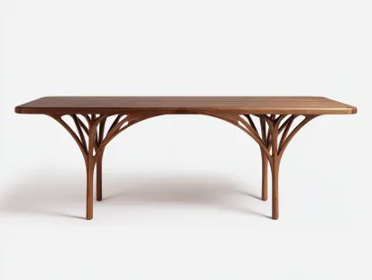 Tavolo da giardino-legno massello-210x95x75 cm-marrone-moderno-Graceuse