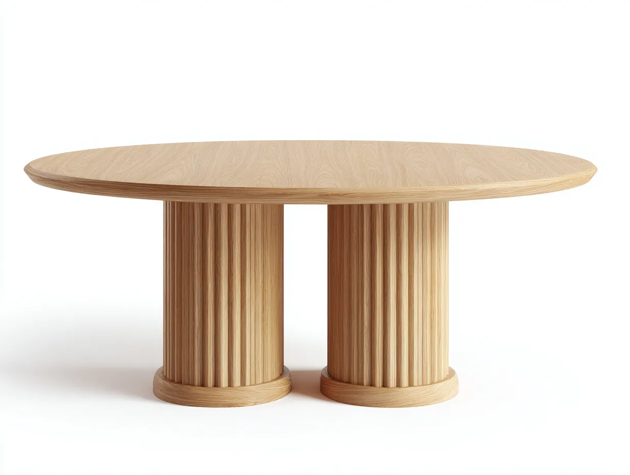 Tavolo da giardino-legno massello-220x105x75 cm-legno naturale-moderno-Graceuse