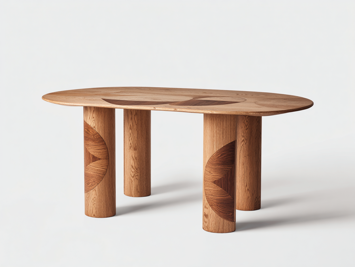 Tavolo da giardino-legno massello-180x100x75 cm-marrone-naturale-Graceuse