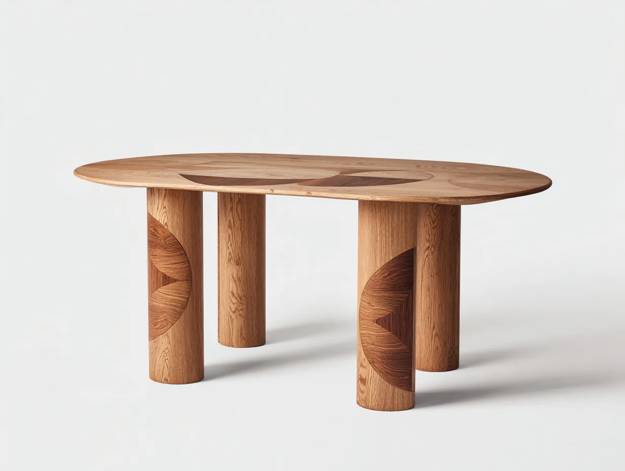 Tavolo da giardino-legno massello-180x100x75 cm-marrone-naturale-Graceuse