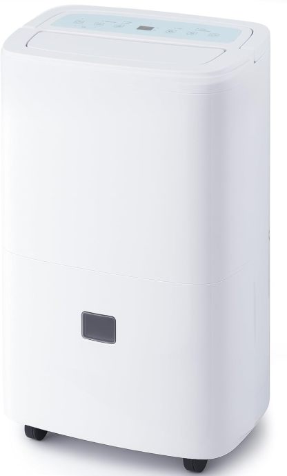 Deumidificatore Portatile Elettrico Professionale: Pompe Acqua 5M 90L Giorno 240 m2 Silenzioso 43dB per Anti-Muffa Casa Ufficio Garage Cantina Grandi Spazi Umidi Famiglie-Frameare