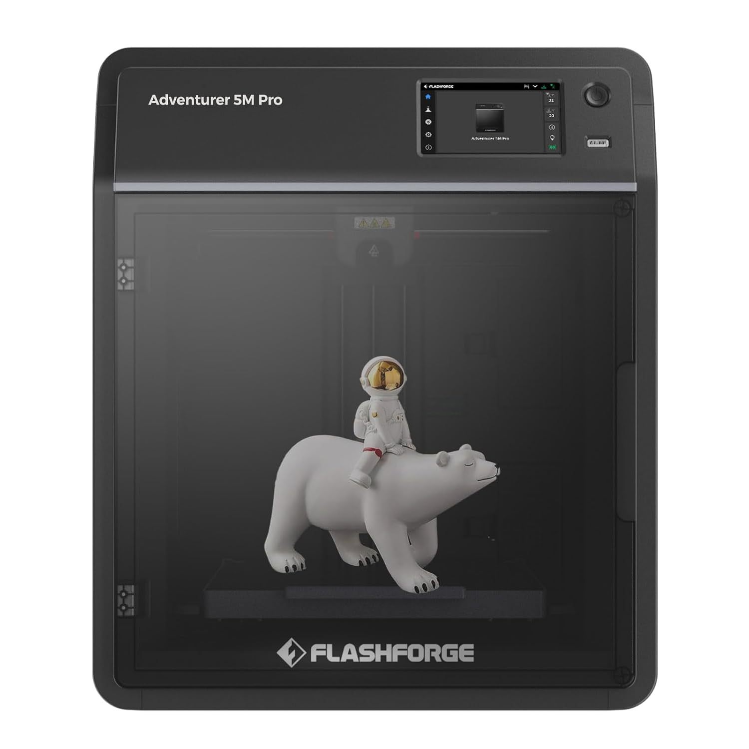 Stampanti 3D Flashforge Adventurer 5M Pro con Vigilanza Telecamere,Velocita Massima 600 mm s,Riscaldamento Rapido con Ugello a 280 gradiC,Doppia Filtrazione dellaria a Circolazione Interna ed Esterna-Frameare