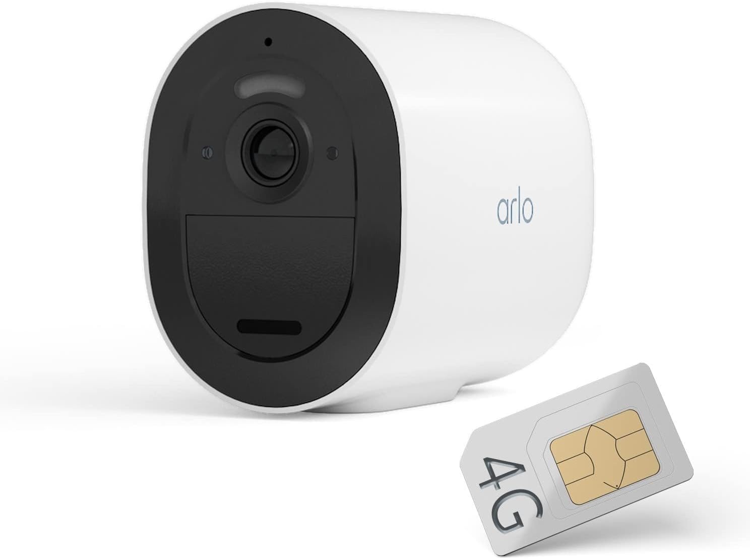 Arlo Go 2 Telecamera WiFi Esterno Senza Fili, HD, Connessione WiFi O Con Scheda SIM 3G 4G LTE, Archiviazione Locale Con SD O Cloud, Sensore Di Movimento, Visione Notturna, Prova Inclusa Arlo Secure-Frameare