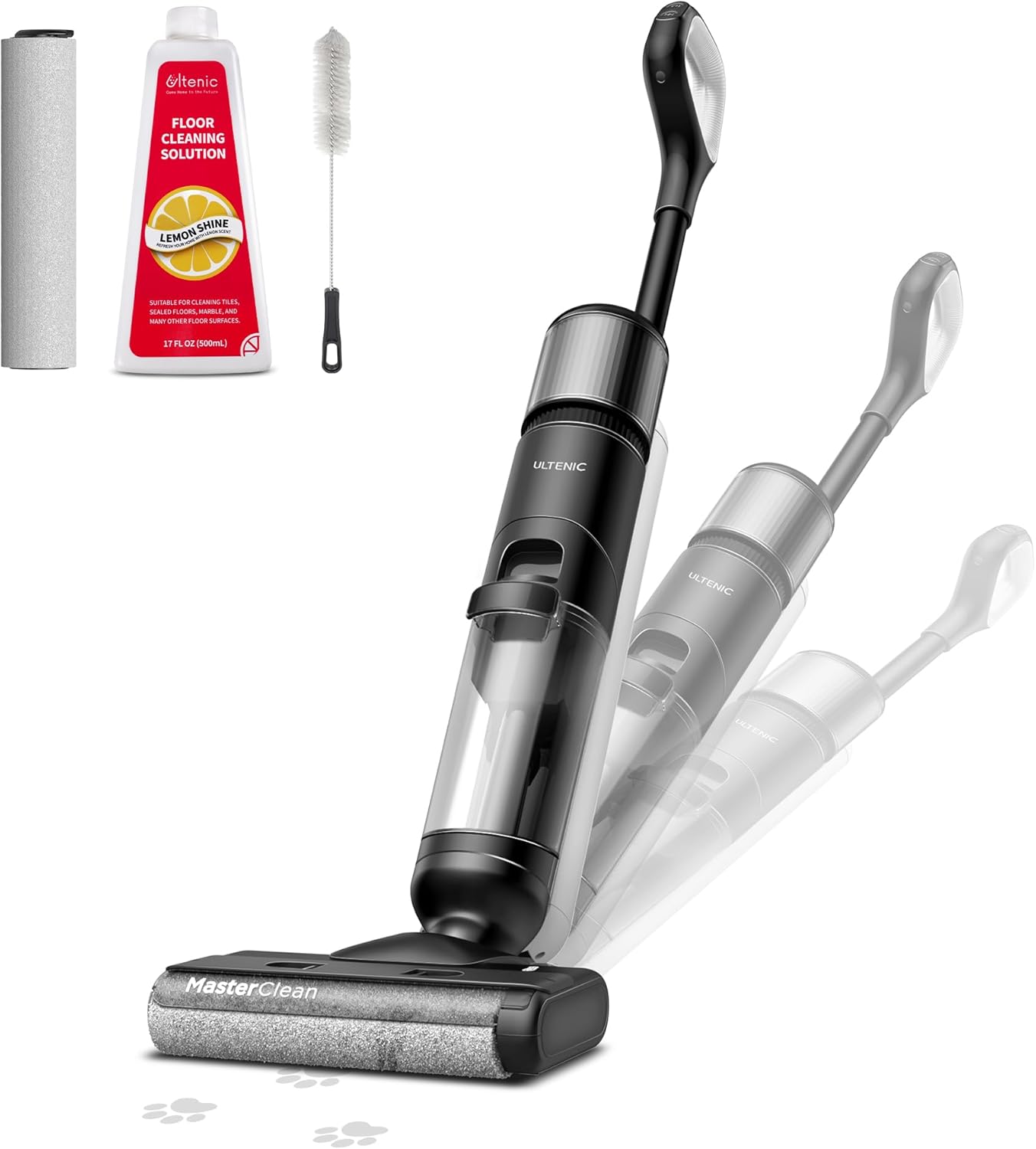 Ultenic Aspirapolvere Lavatrice, Aspirapolvere Scopa senza fili, bagnato e asciutto, 3 in 1, leggero, 50 minuti Autonomia, 1,15 L grande serbatoio, ideale per sporchi appiccicosi, pavimenti duri-Frameare