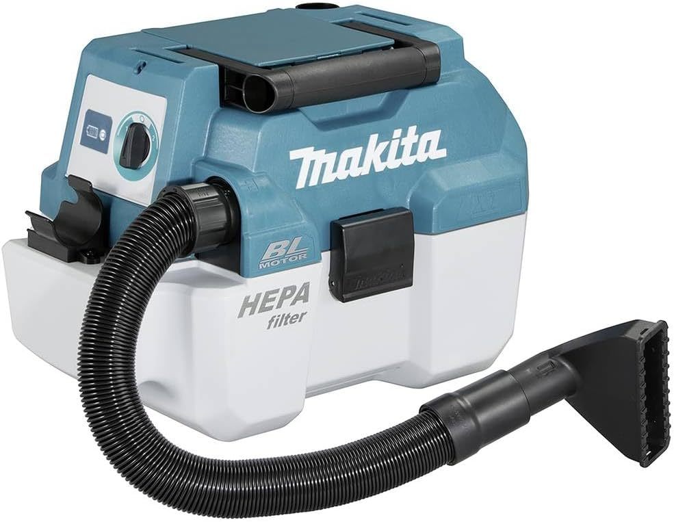 Makita DVC750LZX3, Aspirapolvere 18 V Batteria, Senza Caricatore, Acrilico-Frameare