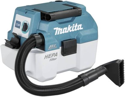 Makita DVC750LZX3, Aspirapolvere 18 V Batteria, Senza Caricatore, Acrilico-Frameare