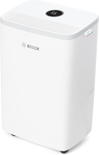 Bosch Dry 2000 - Deumidificatore - Facile. Efficiente. Tranquillo. Per la tua casa e la tua camera da letto - Per Stanze fino a 24 m2 - Asciugatura rapida per il tuo bucato-Frameare