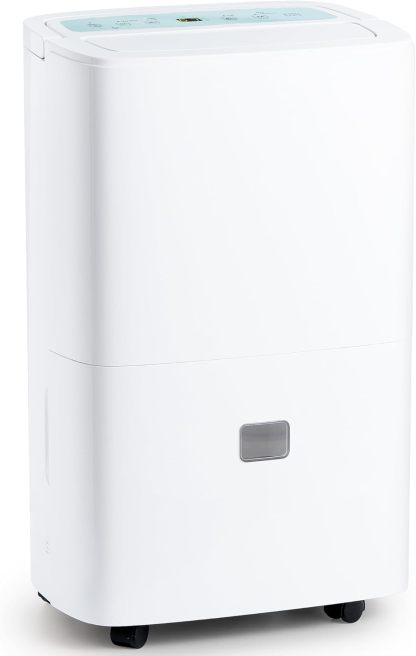 Deumidificatore Casa Muffa Silenzioso: Portatile 90L G 240 m2 Pompa Acqua 5M Asciugabiancheria per Ambiente Bagno Cantina Camera Letto Bambini Ambienti Umidi-Frameare