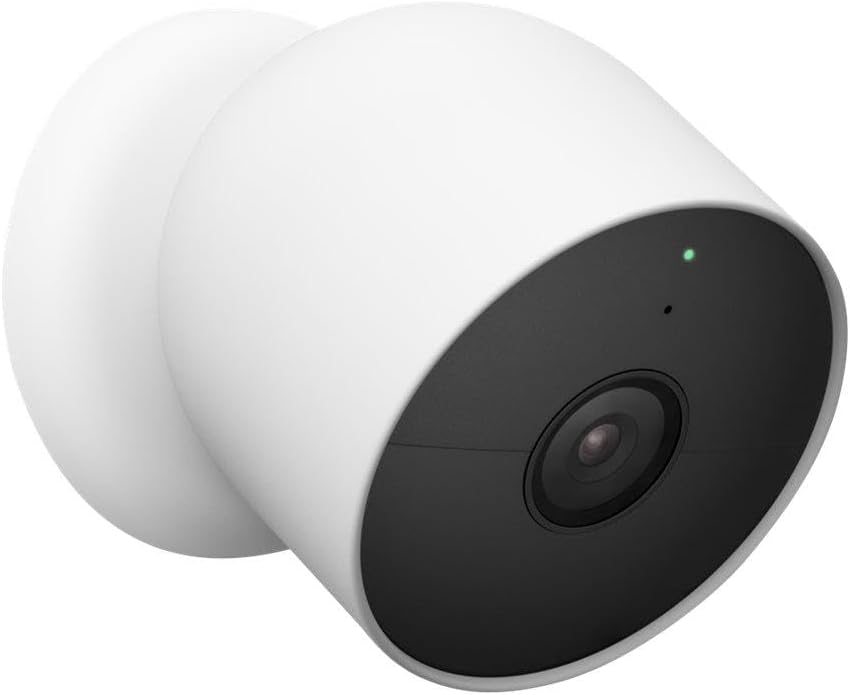 Google Nest Cam - Telecamera di sicurezza intelligente per interni ed esterni, 1 pezzo confezione da 1-Frameare