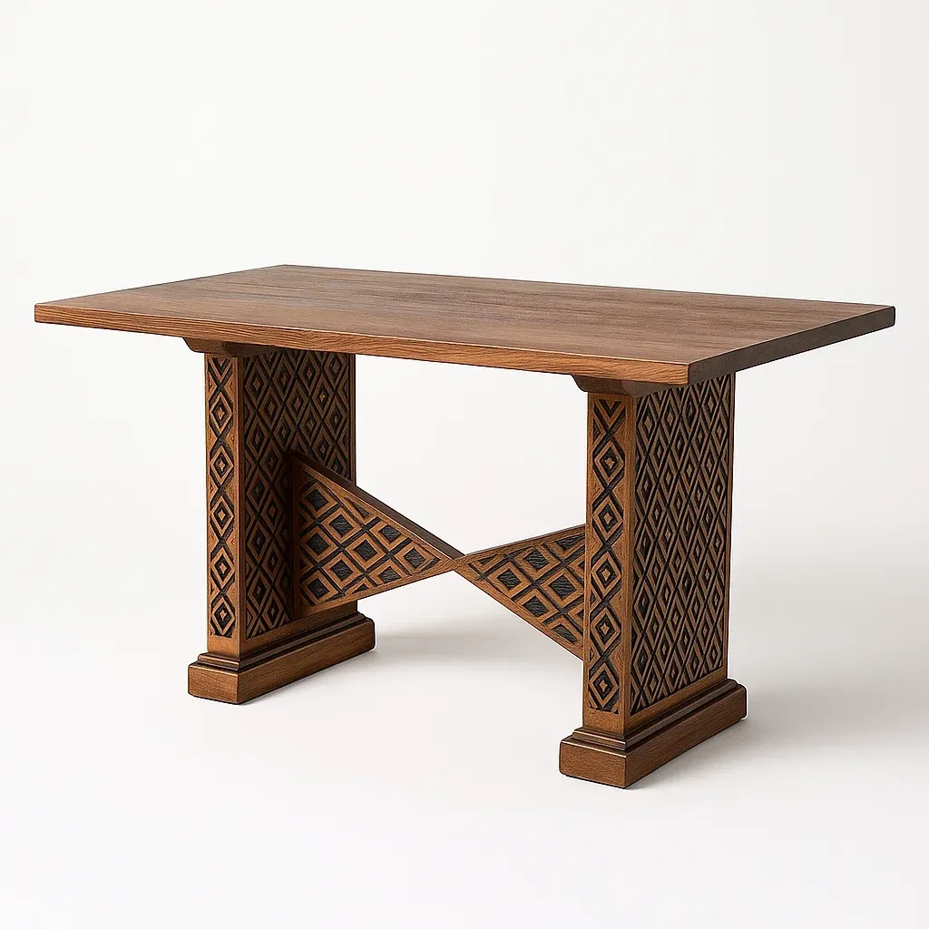 Table,Table en bois - COUCHATERIA