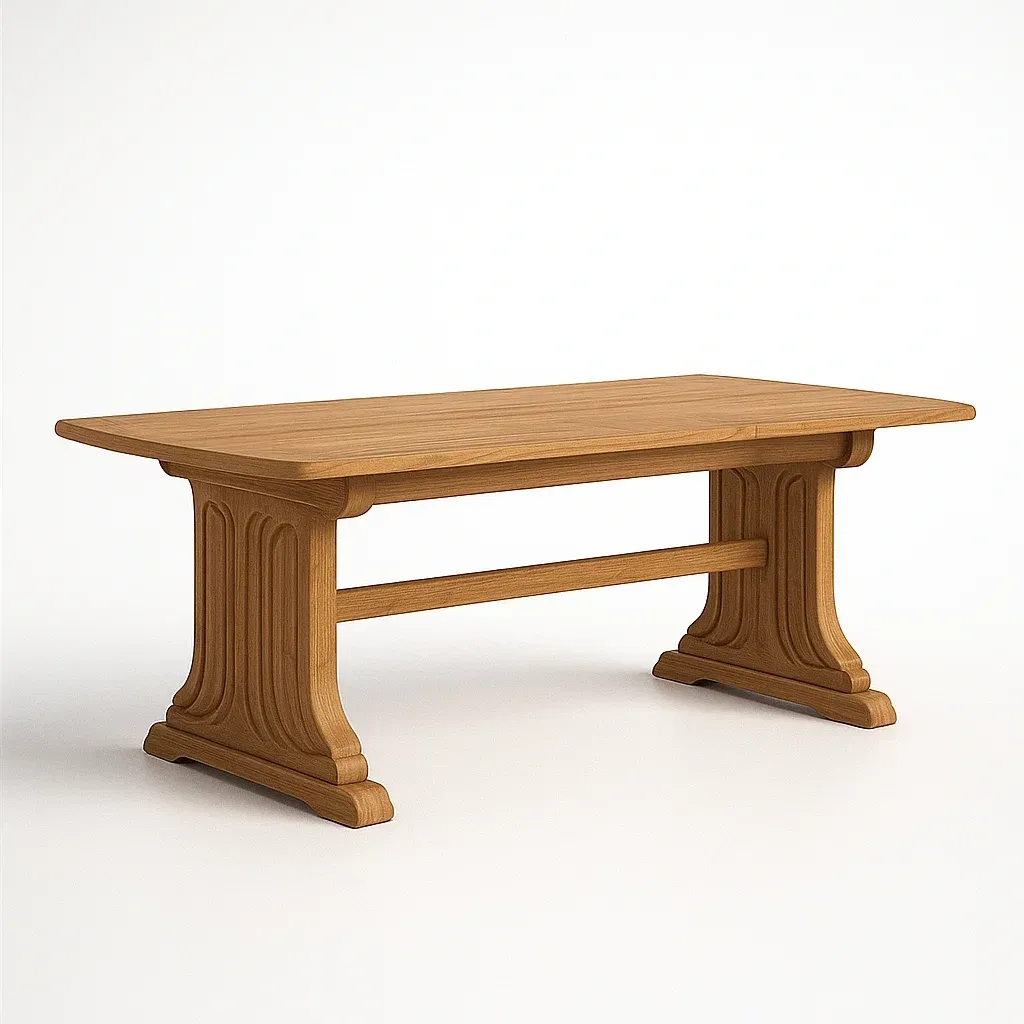 Table,Table en bois - COUCHATERIA