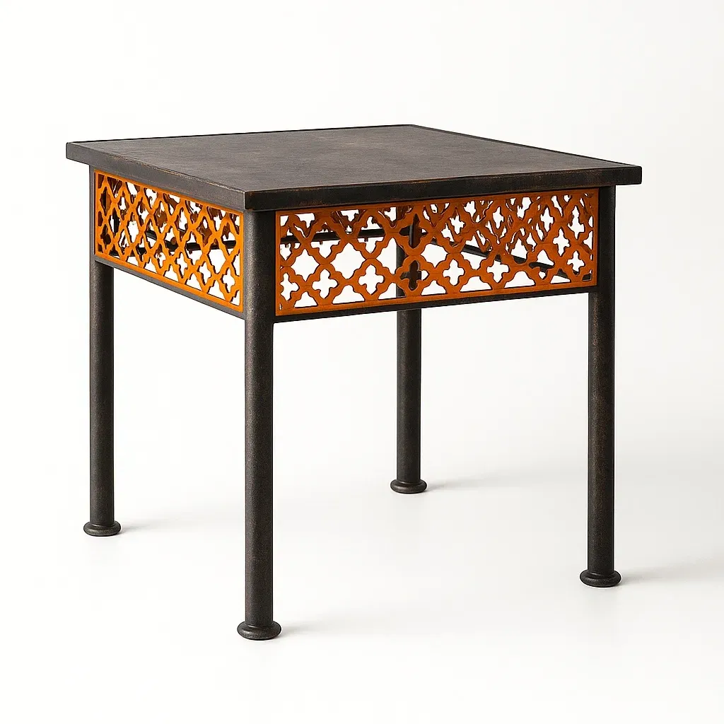 Table,Table en métal - COUCHATERIA