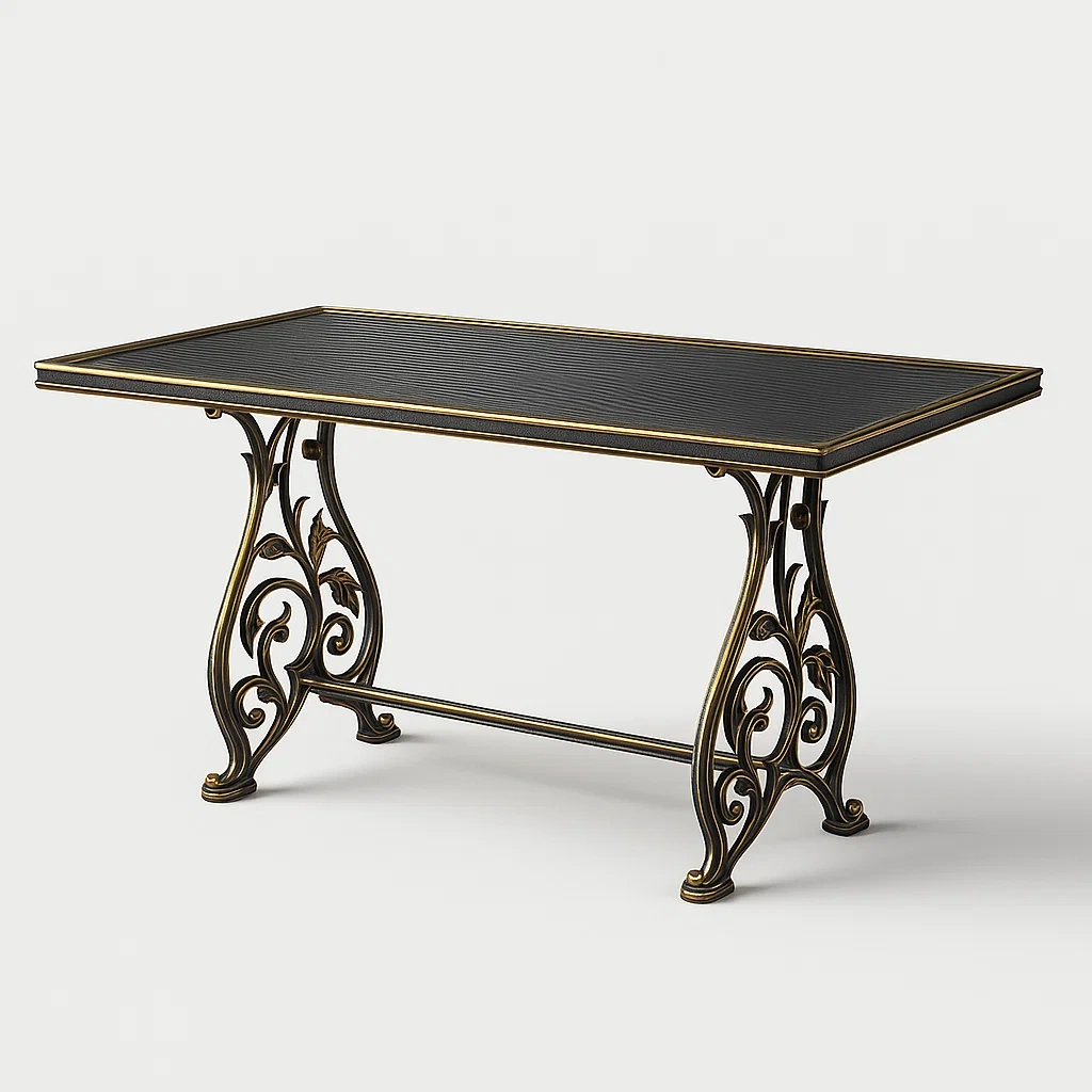 Table,Table en métal - COUCHATERIA