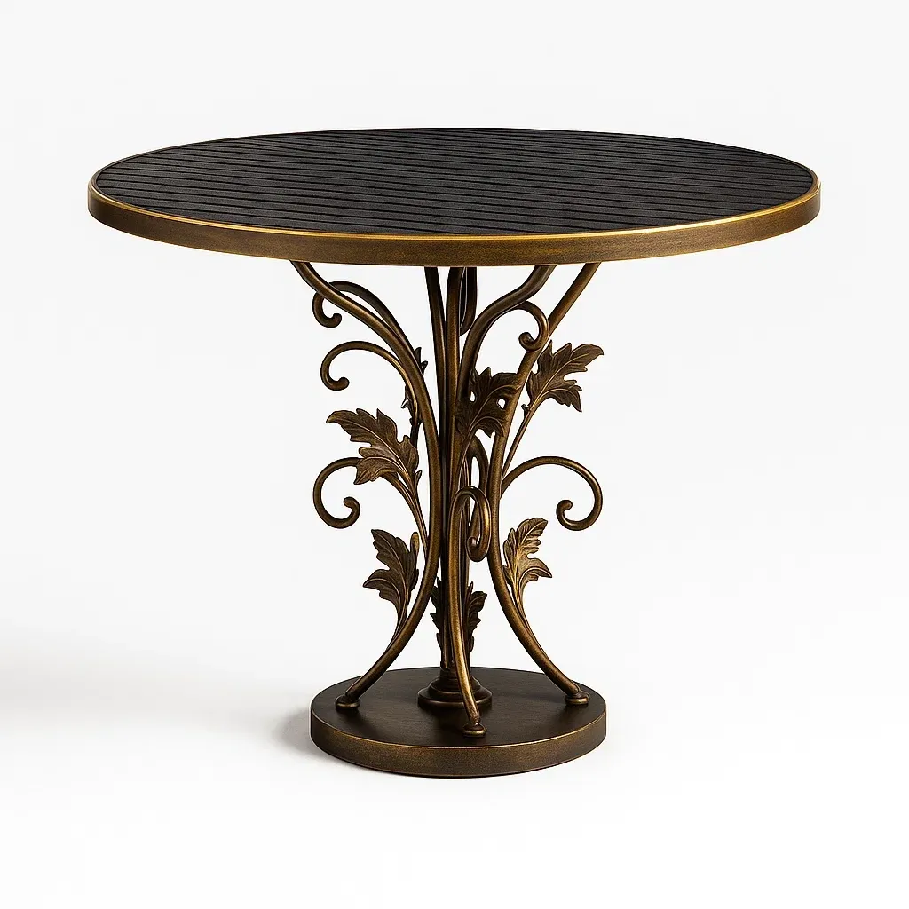 Table,Table en métal - COUCHATERIA