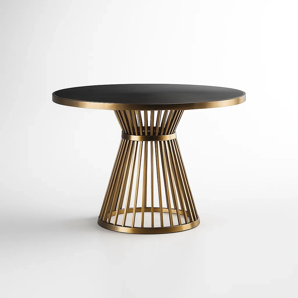 Table,Table en métal - COUCHATERIA