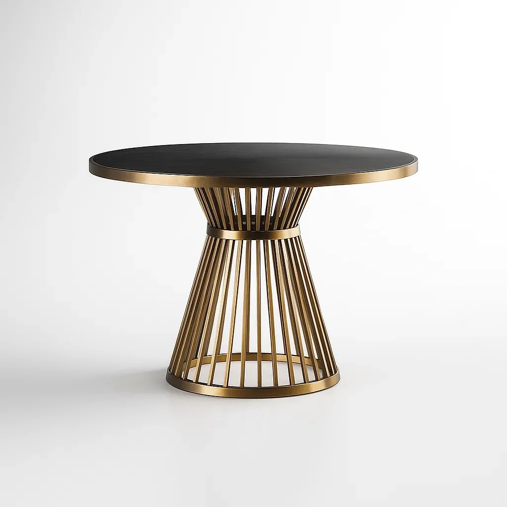 Table,Table en métal - COUCHATERIA