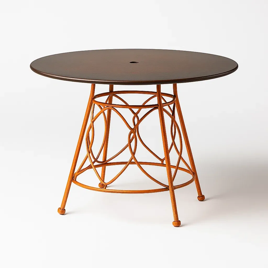 Table,Table en métal - COUCHATERIA