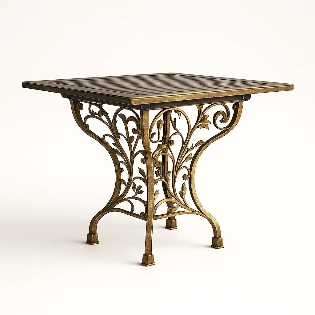 Table,Table en métal - COUCHATERIA