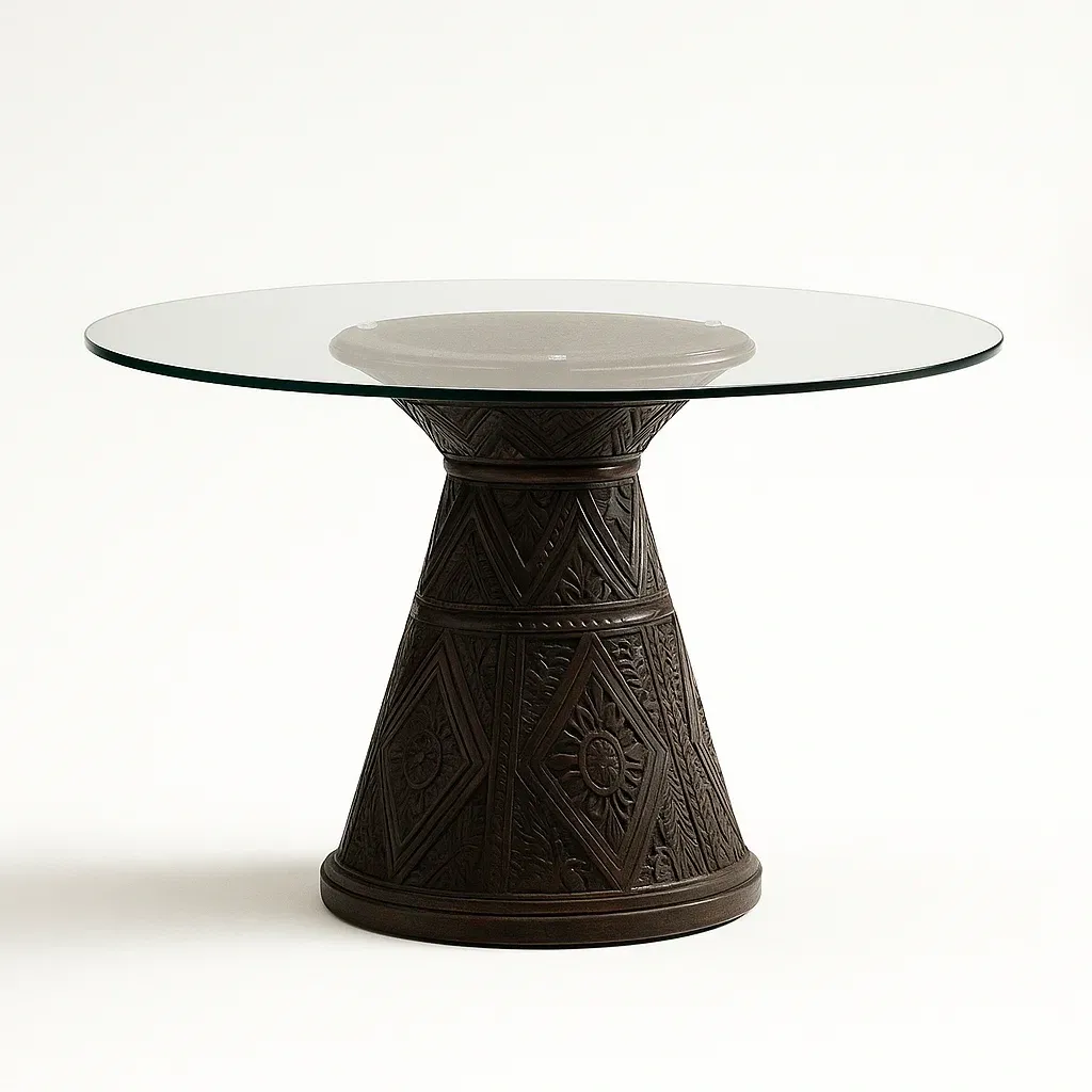 Table,Table en verre - COUCHATERIA