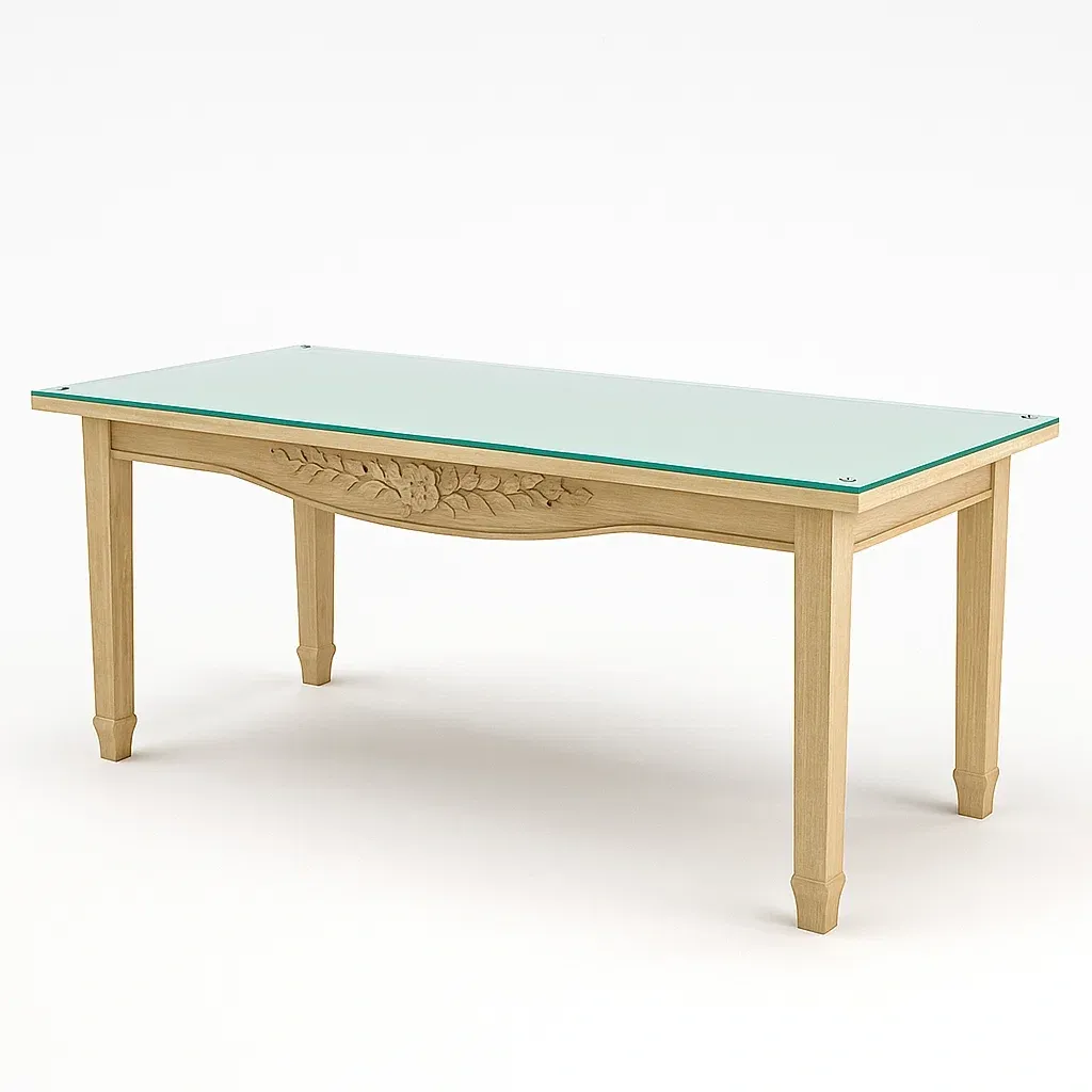 Table,Table en verre - COUCHATERIA