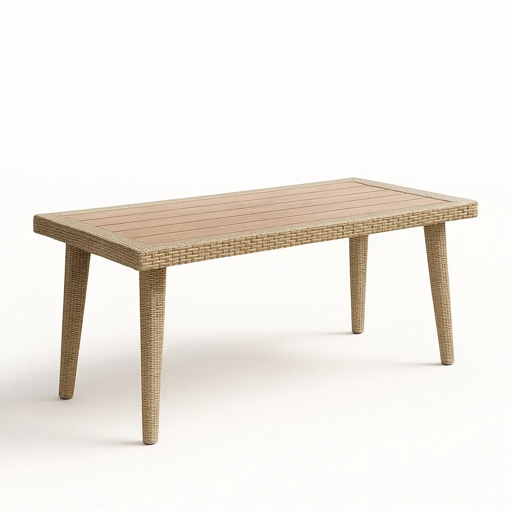 Table,Table en rotin - COUCHATERIA